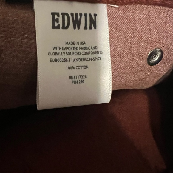 NWT EDWIN Anderson Ankle Spice Jeans - Cocoa Size 29 - Picture 7 of 11